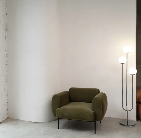 Empty Modern Room With Furniture